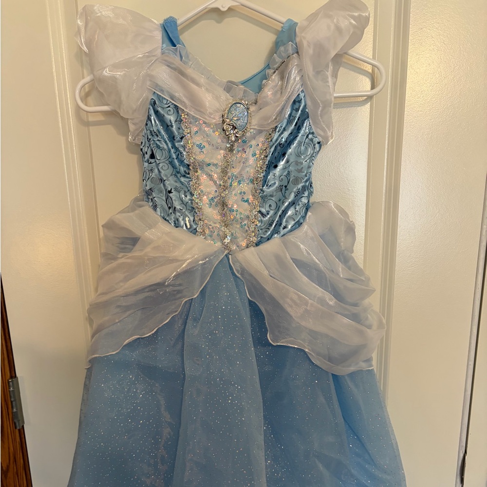 Disney Cinderella Sparkling Blue and White Princess Dress